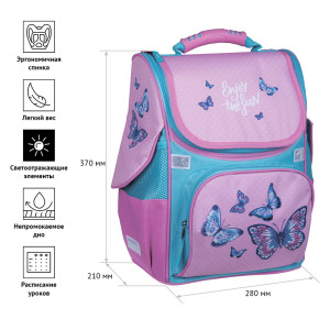 Ранец ArtSpace Junior "Spring" 37*28*21см анатомическая спинка Ранец ArtSpace Junior "Spring" 37*28*21см анатомическая спинка