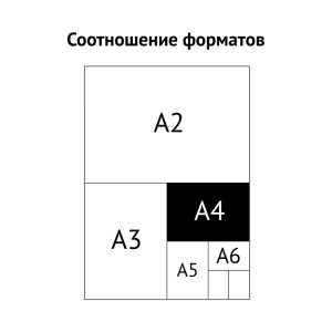 Папка-уголок OfficeSpace, А4, 100мкм, прозрачная синяя