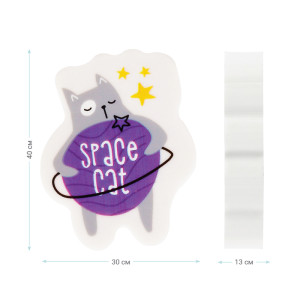 Ластик MESHU "Space Cat" 40*30*13мм