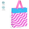 Пакет подарочный 18*23*10см MESHU "Fuchsia color Illusion"