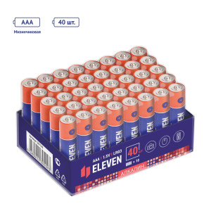Батарейка Eleven AAA (LR03) алкалиновая, OS40, 1 шт.