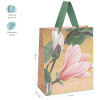 Пакет подарочный 11*14*6,5см MESHU "Flowers", крафт