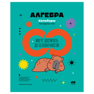 Тетрадь предметная 40л. BG "Записки школьника" - Алгебра
