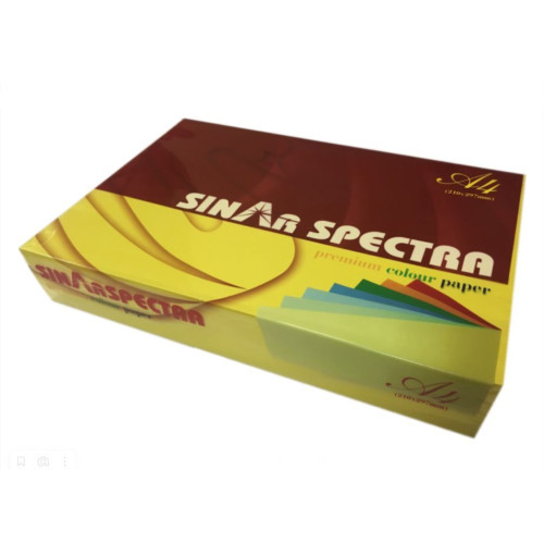 Бумага Sinar Spectra Lemon A4 80 г/м2, 10л