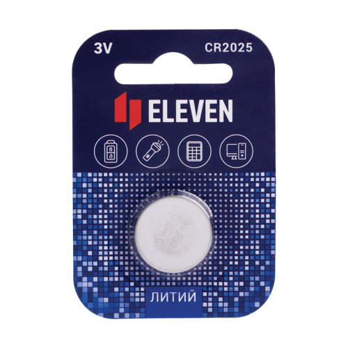 Батарейка Eleven CR2025 литиевая BC1
