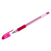 Ручка гелевая Crown "Hi-Jell Needle Grip" красная, 0,7мм